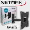 Soporte TV Led/Lcd 17 - 42 pulgadas BRAZO MOVIL Netmak NM-ST15