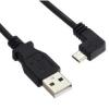 Cable USB a MicroUSB 90 Grados x 2 Mtrs USBAMICRO902M